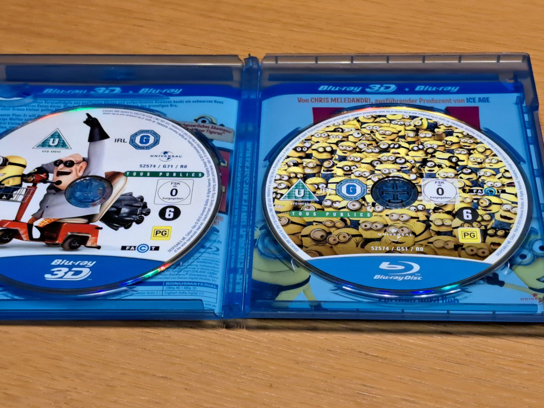 Tutti i DVDs: Blu-ray Ich einfach unverbesserlich, 2-Disc Edition 3D + BR – Nuovo (secondo la descrizione) da Unterseen venduto da Kanica 2