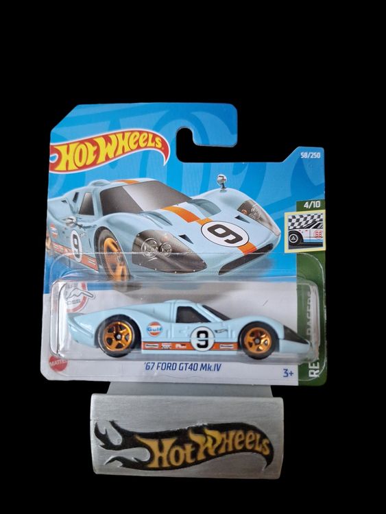 Hot Wheels Retro Racers 2022 67 Ford GT40 Mk.IV 4/10 S (Neu und ...