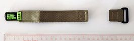 Nr233 Uhrenband Textil/Nylon, olivegrün , Stegbreite 20mm