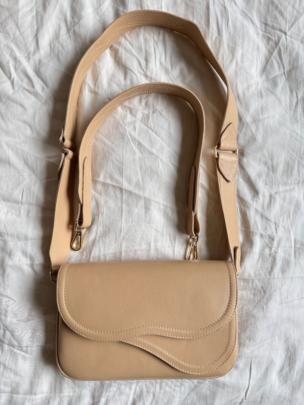 Borse da donna: Ledertasche beige neu – Nuovo e nell'imballaggio originale da Hombrechtikon venduto da mha_m5kx 1