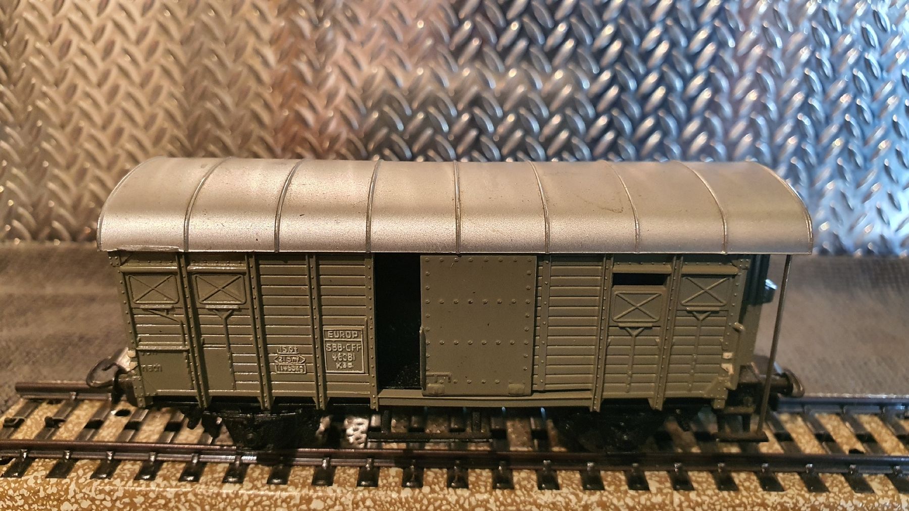 Märklin Modellini di ferrovie: MÄRKLIN 4605 GÜTERWAGEN  – Usato da Männedorf venduto da Modellbau-wyss 2