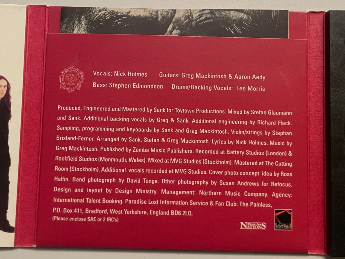 CDs: Paradise Lost – One Second - Metal – Gebraucht aus Muri b. Bern von AdidasCollector 3