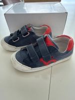 Baskets enfant benjie bleu rouge velcro bon état