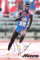 CARL LEWIS original Autogramm