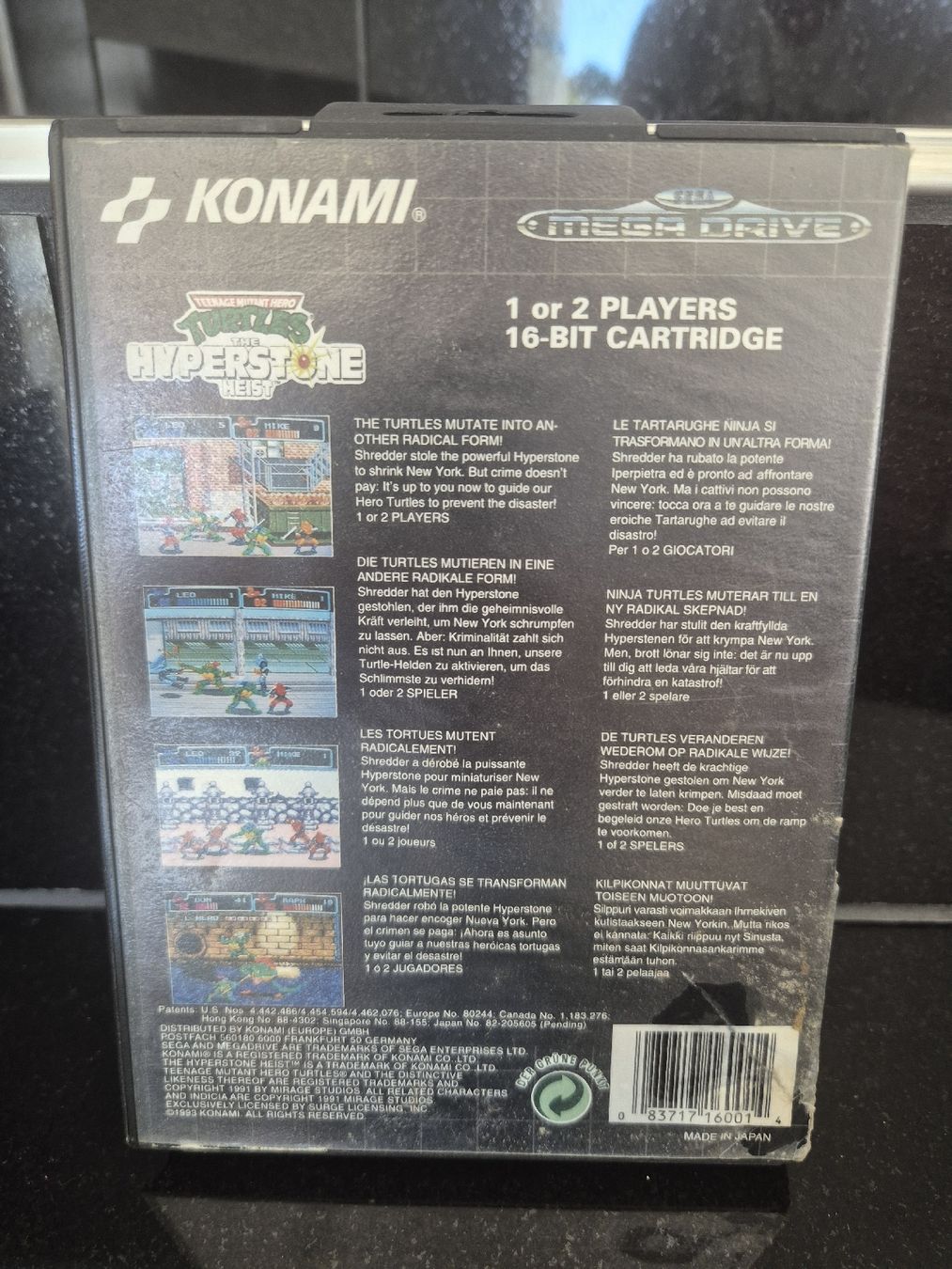 Sega Jeux: Jeu TMNT The Hyperstone Heist Sega Mega Drive  – D'occasion à Mannens par BargainLiquidation 1