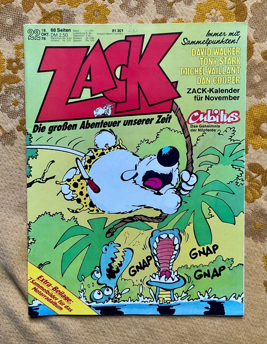 BD: Zack Heft Nr 22 von 1978 – D'occasion à Endingen par nathan05