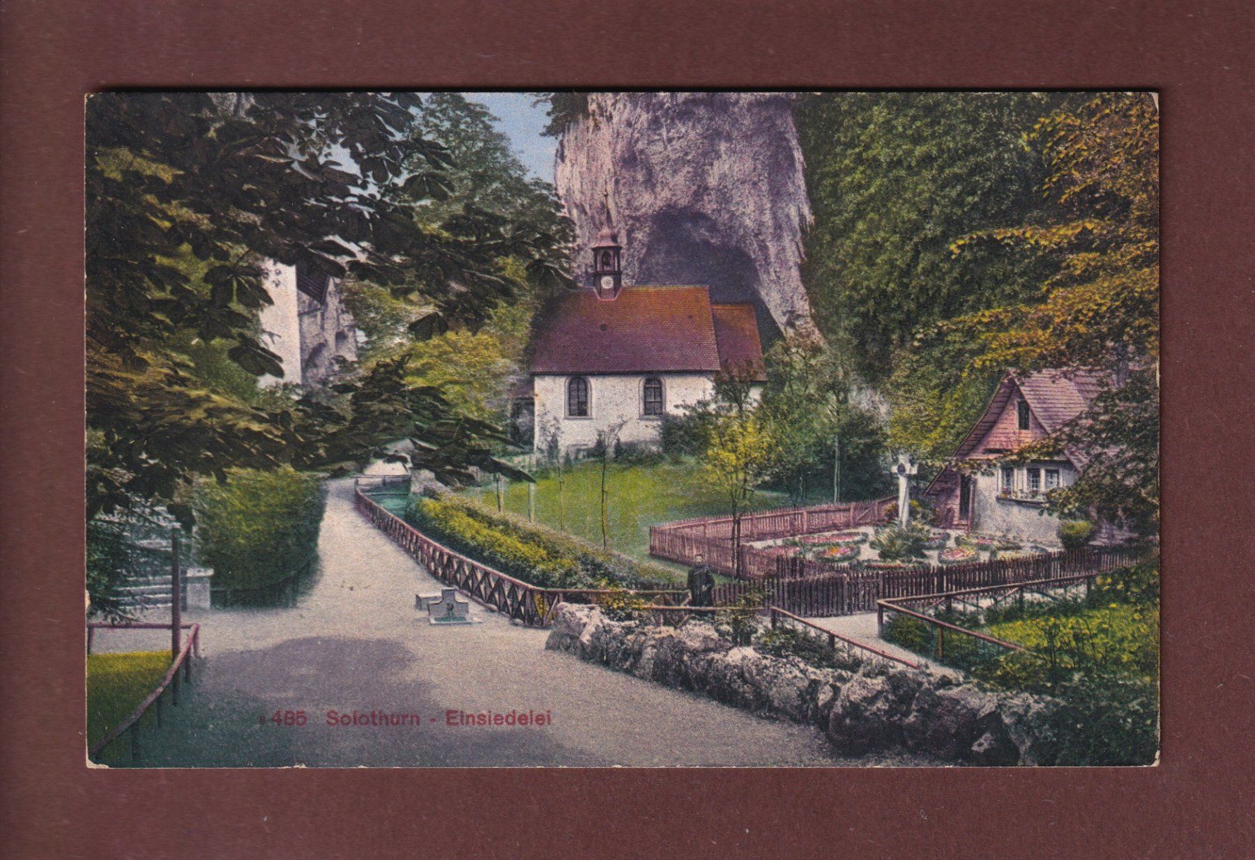 Cartoline postali: SOLOTHURN - Einsiedelei – Usato da Pully venduto da nicecards