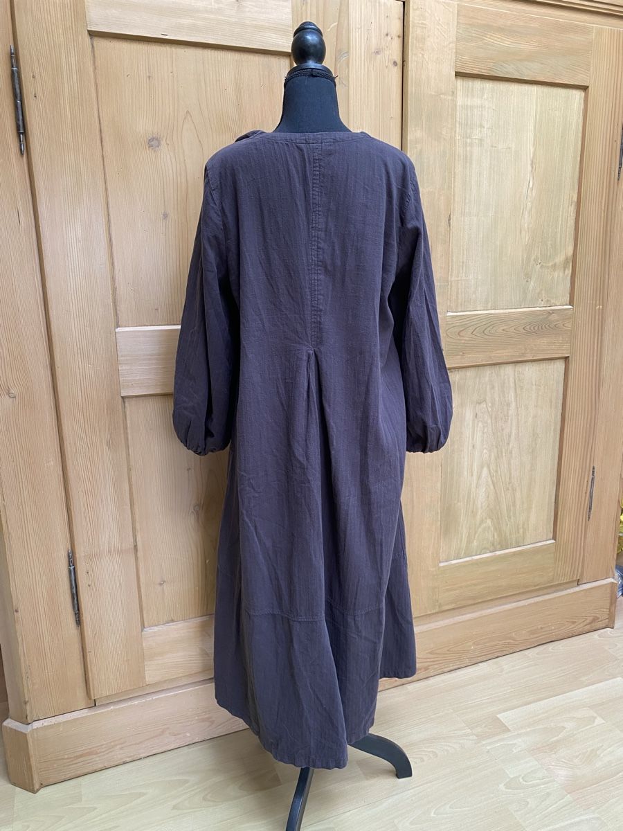 H&M Kleider: H&M Kleid dunkelgrau Baumwolle Gr. M langarm – Gebraucht aus Buochs von H16 2