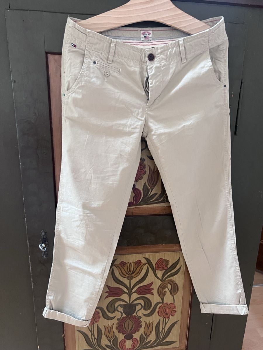 Pantaloni: Tonmy Hilfiger Sommerhose beige – Usato da Pfäffikon ZH venduto da Sandra07000