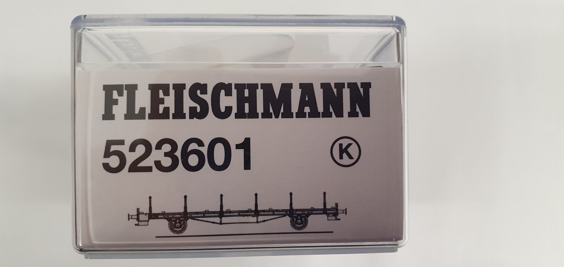 Fleischmann Trains électriques: Fleischmann 523601K  DB S14 Flachwagen – Neuf avec emballage d'origine à Würenlos par jub_nd5j 1