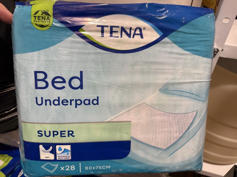 Tena Bed Super Krankenunterlagen 60 X 75 Cm Neu Und Originalverpackt 