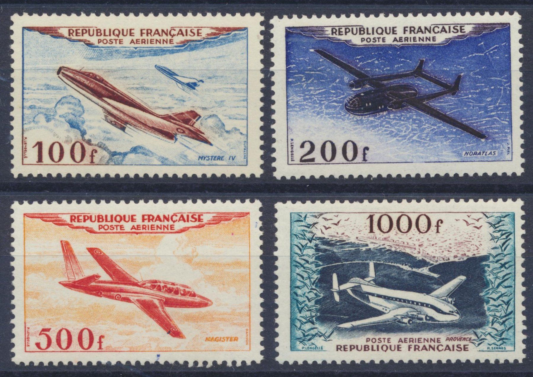 Tous les timbres: Frankreich 987-990 postfrisch ** – Neuf (Voir description) à Roggwil BE par Stampdealer3