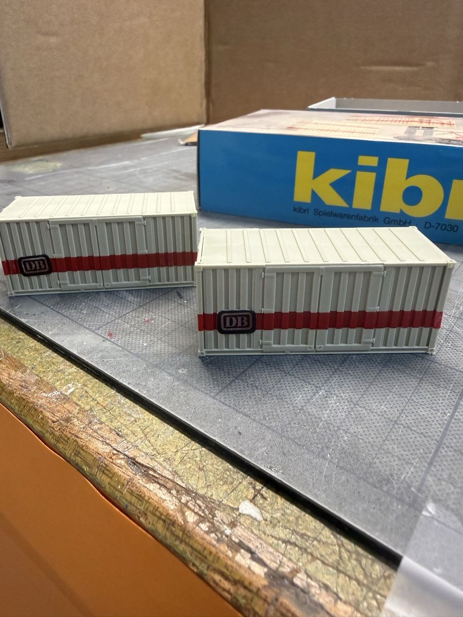 Kibri Modellini di ferrovie: Kibri HO 10432 Container 2stk – Usato da Russikon venduto da Danielr5310 1