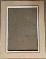 cadre vintage bord doré et toile 38/55 cm