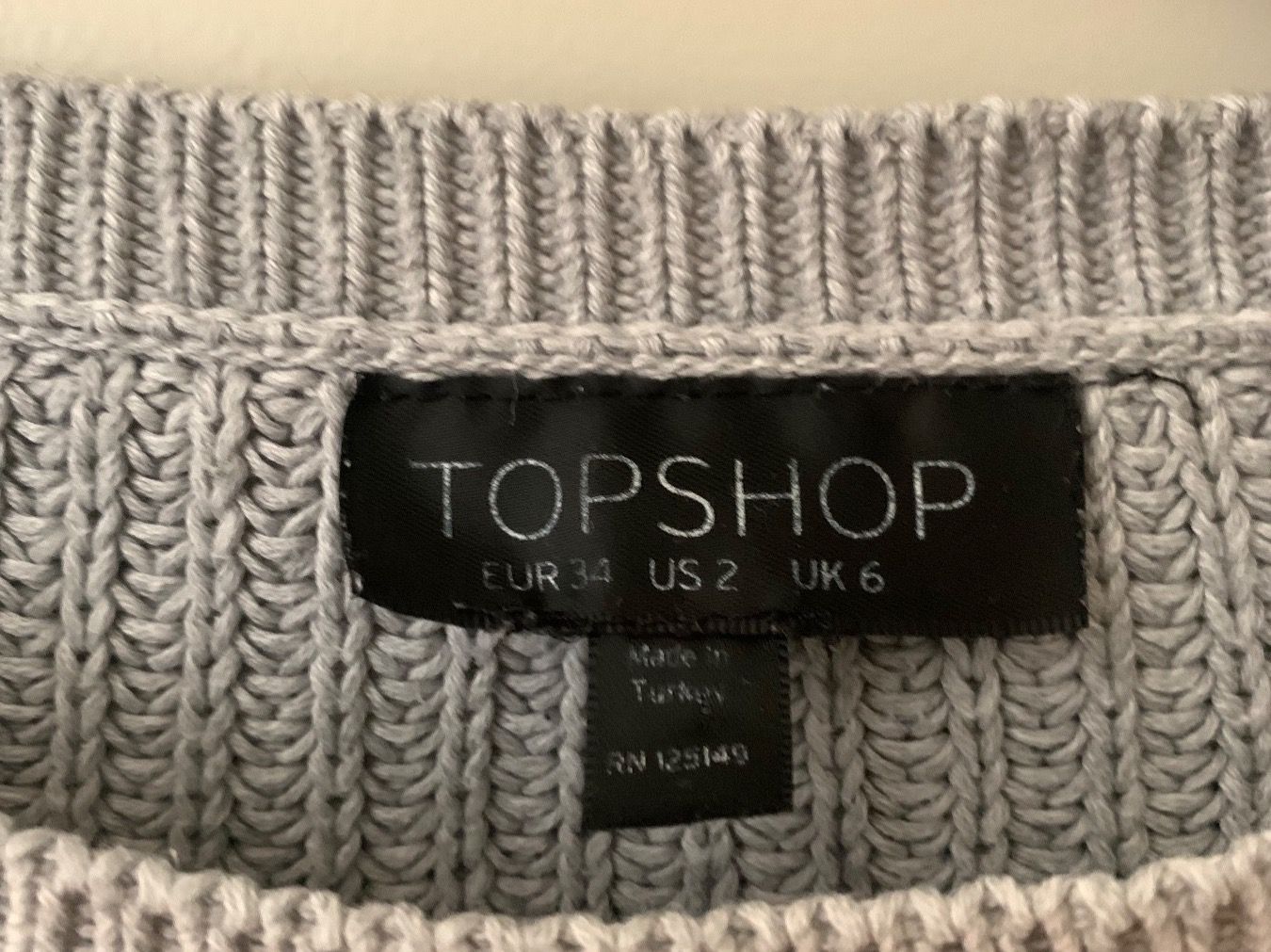 Maglioni & Felpe: Grobstrickpulli von Topshop, 100% Baumwolle, Gr. 34 – Usato da Zürich venduto da Nora321 3