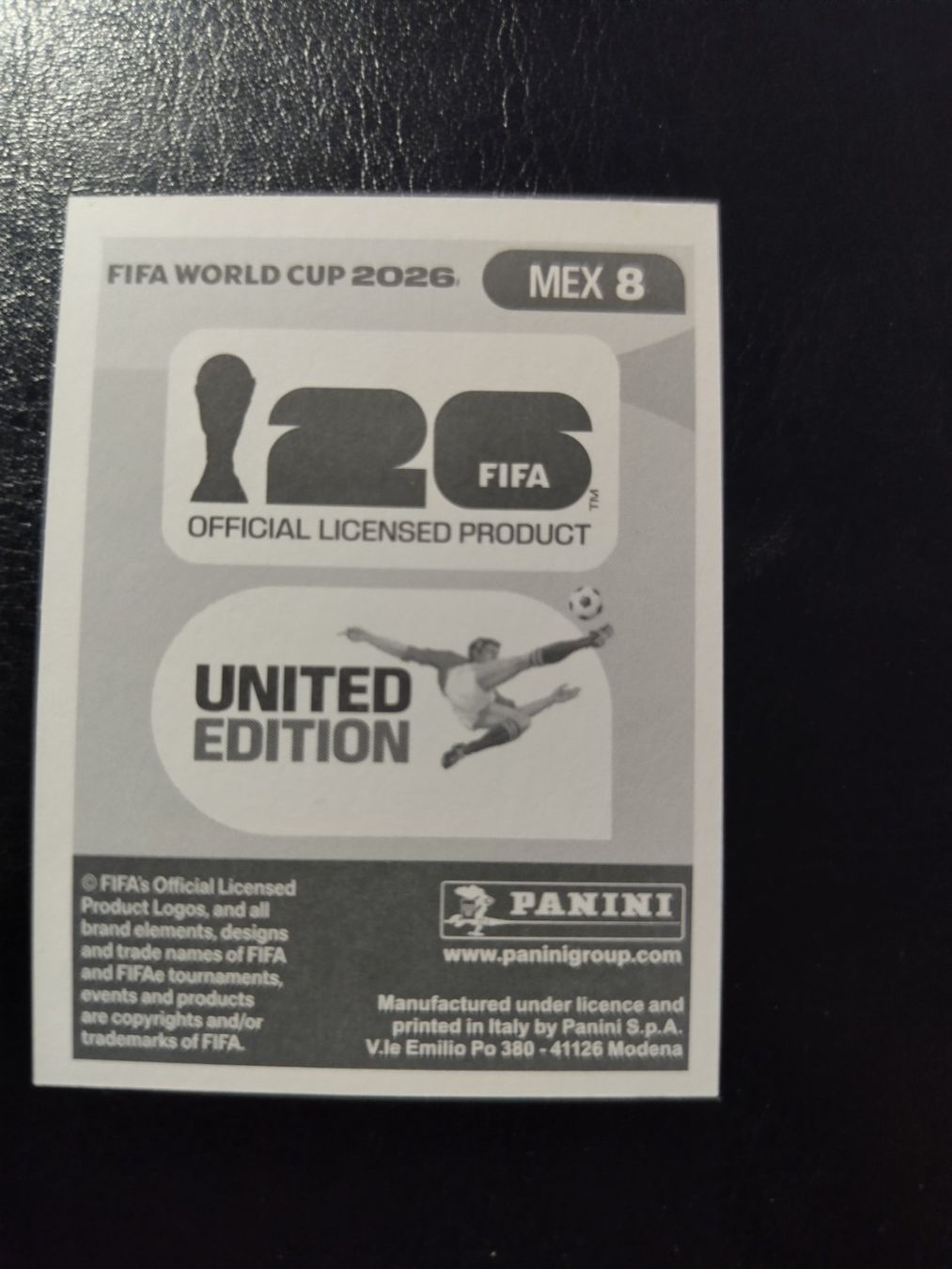 Panini Carte collezionabili: Panini FIFA World Cup 2026 MEX 8 – Nuovo (secondo la descrizione) da Matzingen venduto da Clie42 1