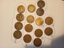 50 para versch.jahrgänge jugoslavien  gripnr1969