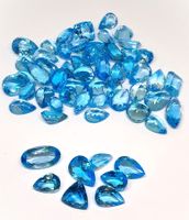 Lot 100 ct Topazes Swiss Blue - CERTIFICAT 2'000.- Fr