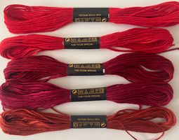 5x Stickgarn / Sticktwist  neu