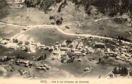 Zermatt   VS   -    Flugansicht      um  1 9 0 9