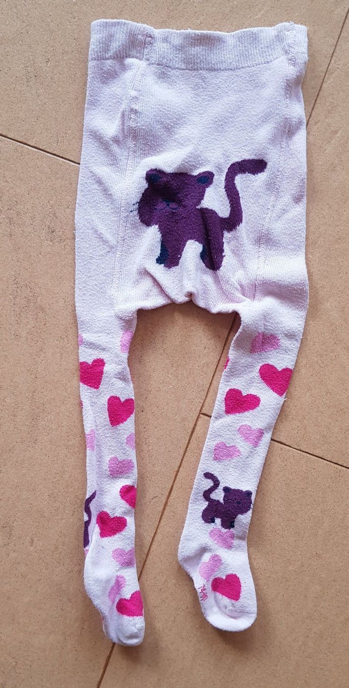 Hosen: Strumpfhose mit katzenmuster Größe 74/80 – Gebraucht aus Thun von lede 1