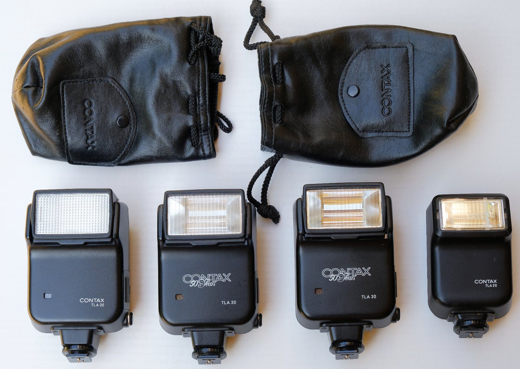 Contax Blitze: Lot de 4 flashs Contax vintage et câbles – Gebraucht aus Petit-Lancy von sashokv36