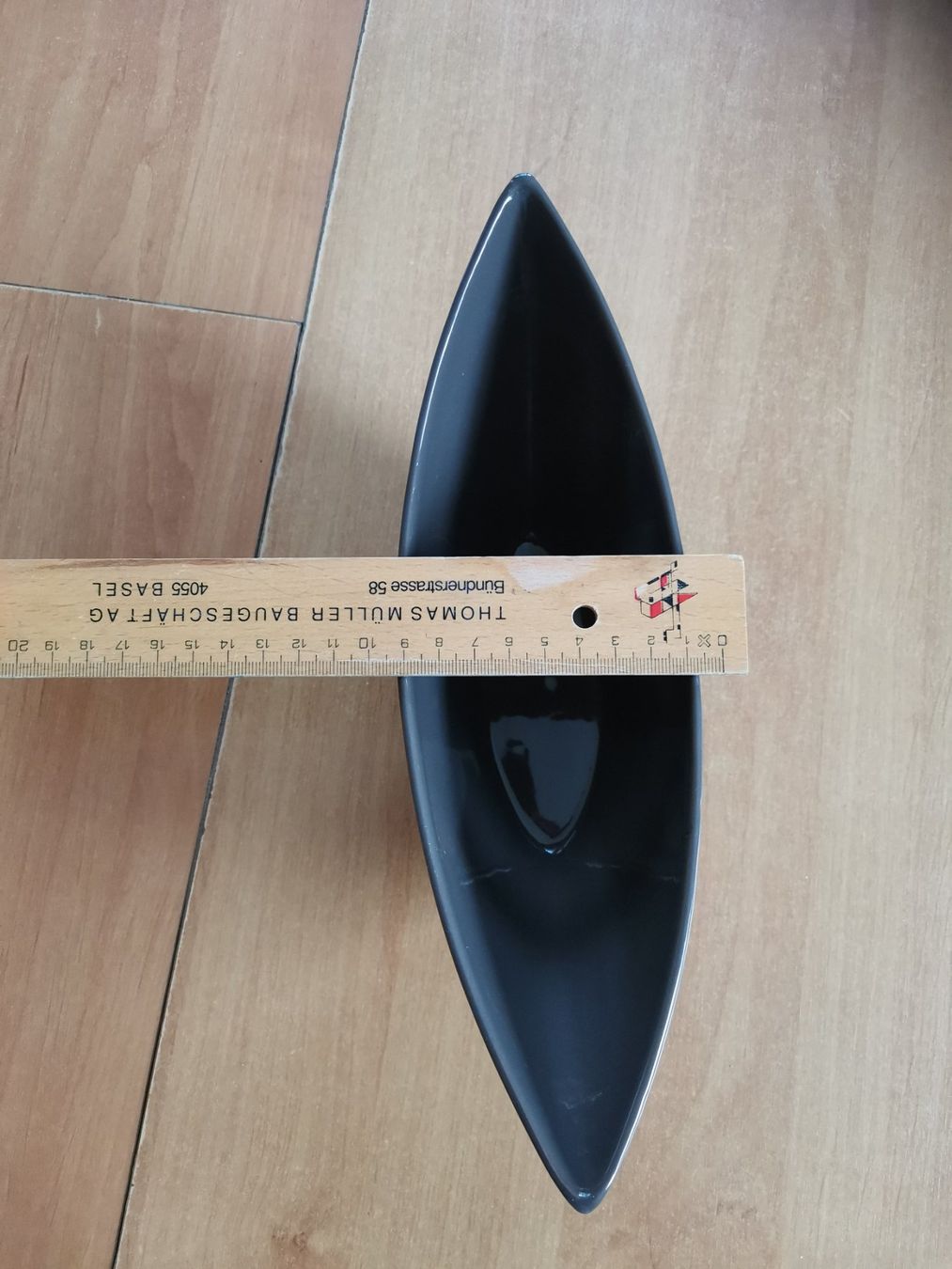 Pentole: Dekorative Schale bräunlich ca. 26 cm lang, 8cm breit – Usato da Füllinsdorf venduto da Panama75 2