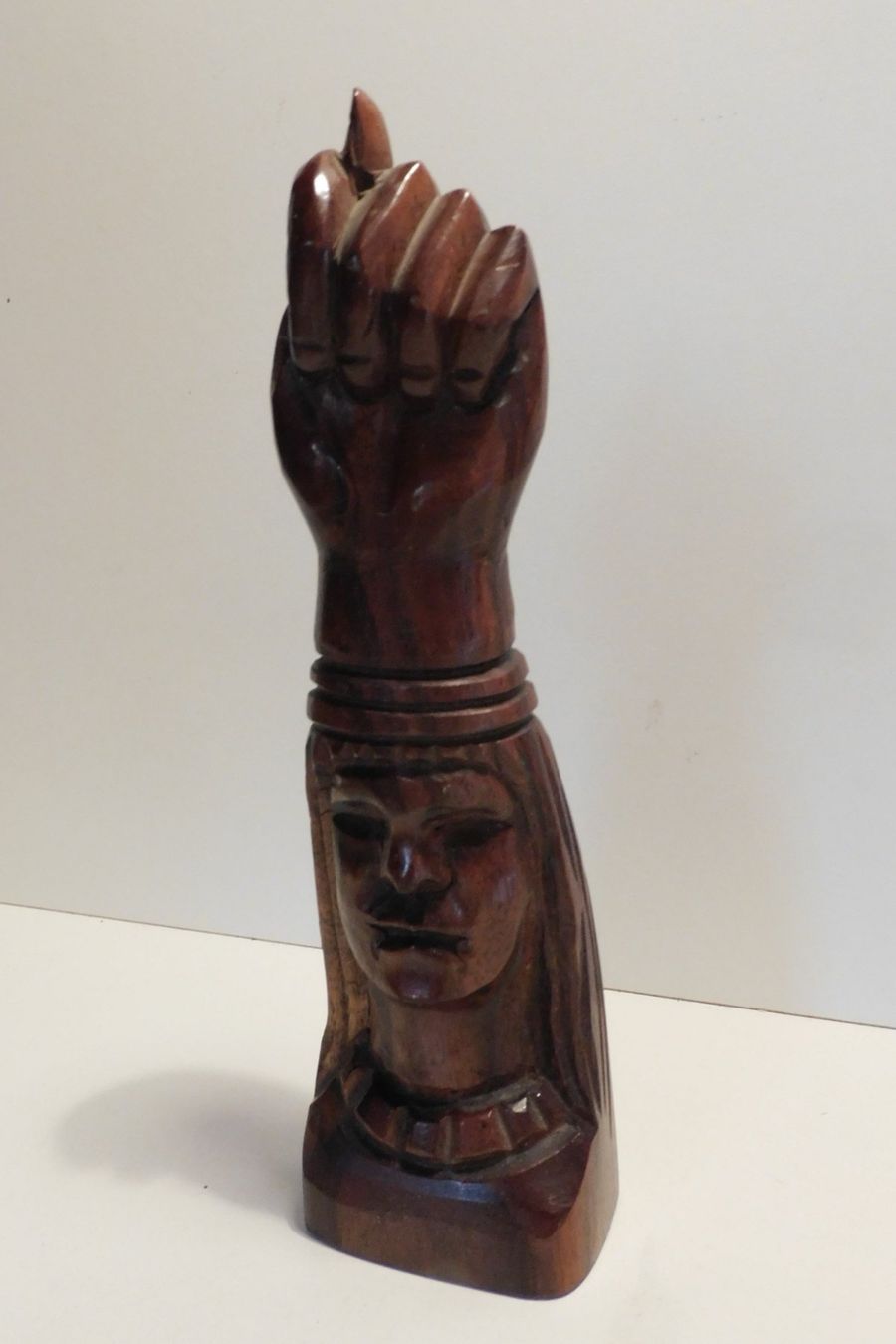 Figuren: Figur handgeschnitzte Holzfigur   20 hoch – Gebraucht aus Sursee von 76 4