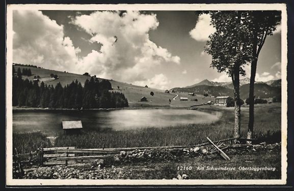 Cartoline postali: AK Obertoggenburg, Am Schwendesee – Usato da Berlin venduto da bartko-reher