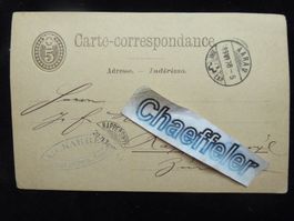 1878 Carte - correspondance