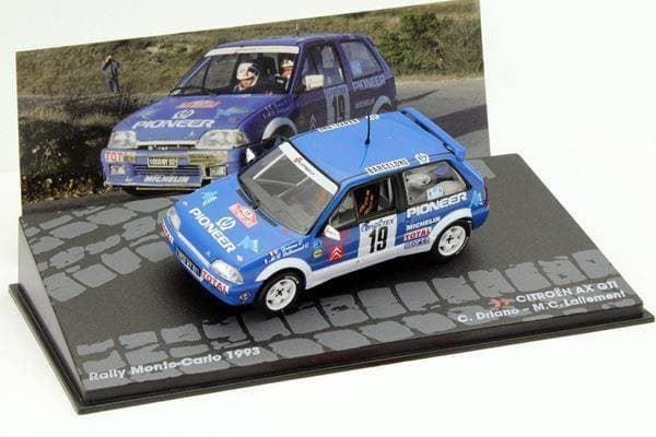 Kit Miniature Alezan Models 1/43 – Citroën AX GTI Gr.A – Rallye Monte-Carlo 1993 – Driano