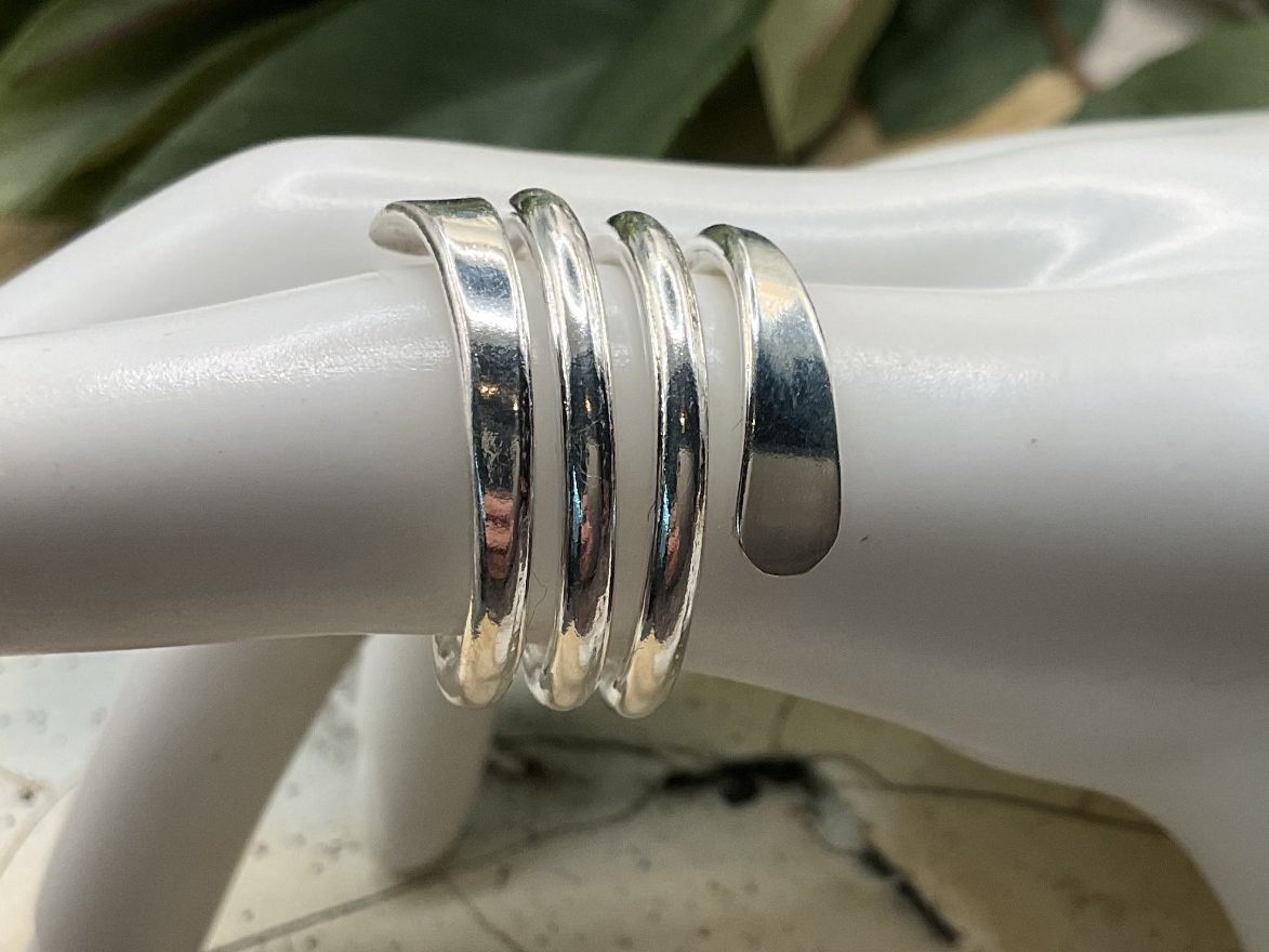 Ringe: Wickelring aus Sterlingsilber, Gr. 55.5 – Neu (gemäss Beschreibung) aus luzern von Alpendorf1