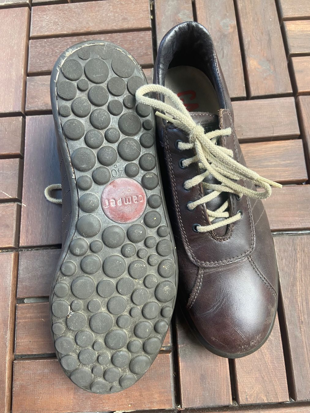Camper Scarpe da uomo: Vintage Camper Schuhe  braun Leder Gr.40 – Usato da Zürich venduto da jul_mx8k 3