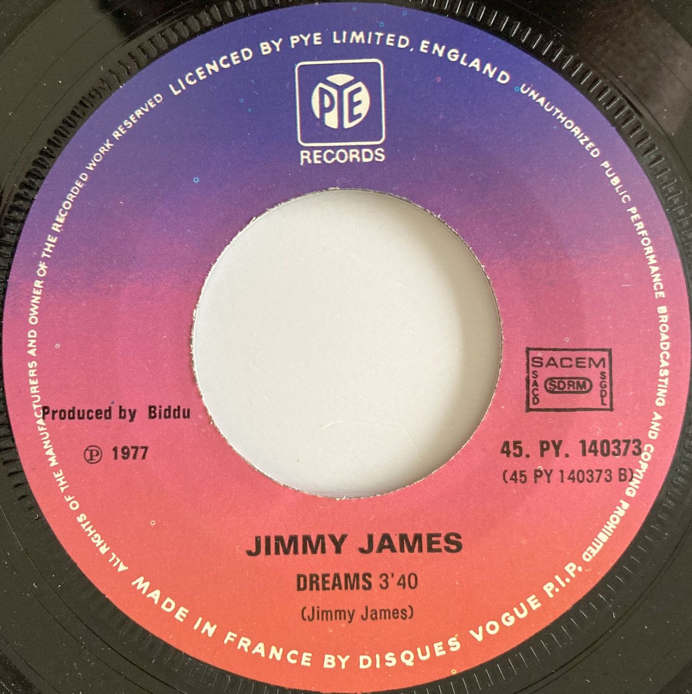 Dischi in vinile: JIMMY JAMES - YOU MADE ME LOVE AGAIN – Usato da Bottens venduto da hotter-than-hell 2