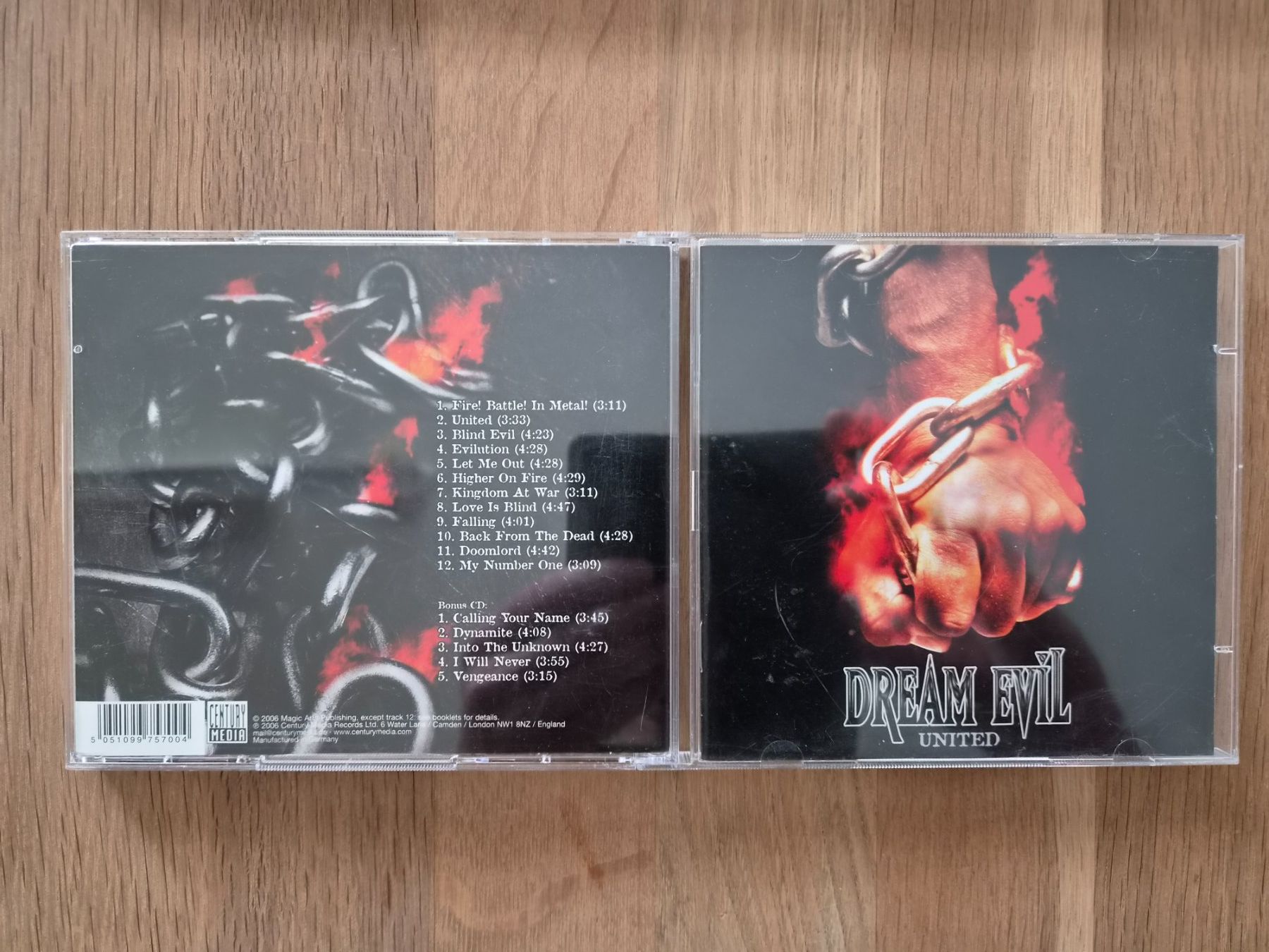 CDs: DCD Dream Evil - United, 2006 – Gebraucht aus Nebikon von Harley-Davidson01
