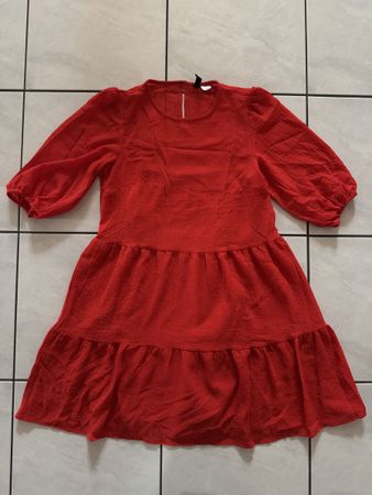 Rotes H&M Kleid, Grösse XS