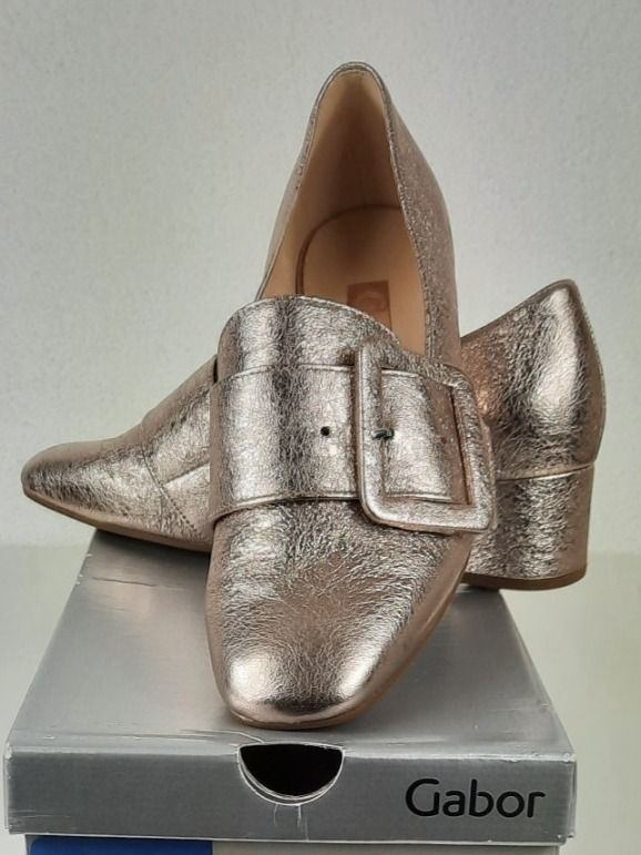 Gabor Scarpe da donna: GABOR Blockabsatz Pumps Crash Metal Gr. 37 – Nuovo e nell'imballaggio originale da Seuzach venduto da VT-Collections1 6