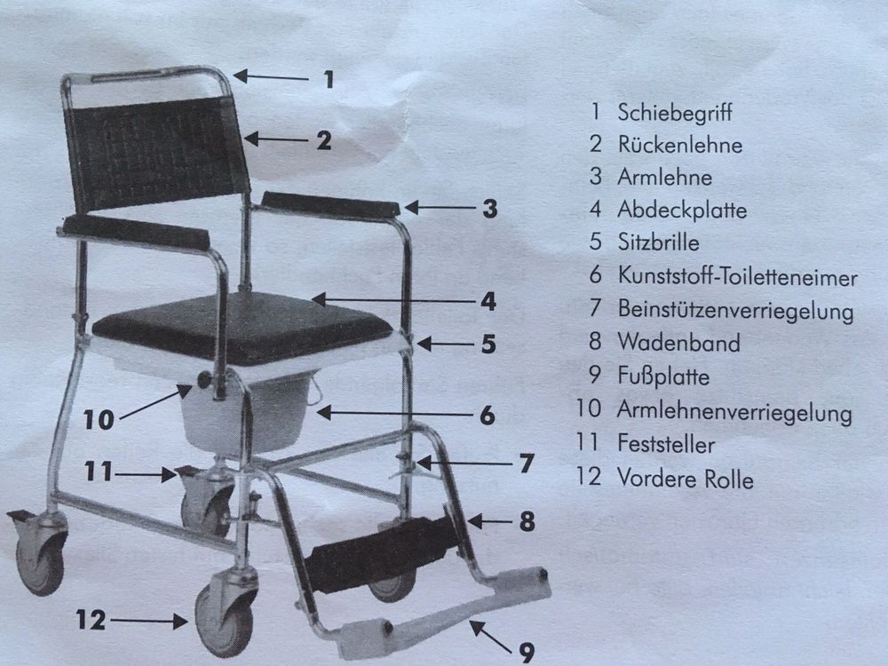 WC Stuhl / Toilettenstuhl / Nachtstuhl | Kaufen Auf Ricardo