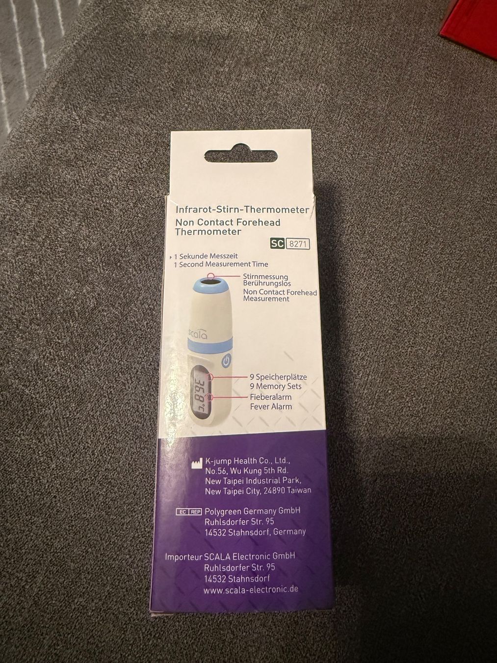 Altro per la casa: Scala Stirnthermometer SC 8271, neu & originalverpackt – Nuovo e nell'imballaggio originale da Bern venduto da sch_n7cp 1