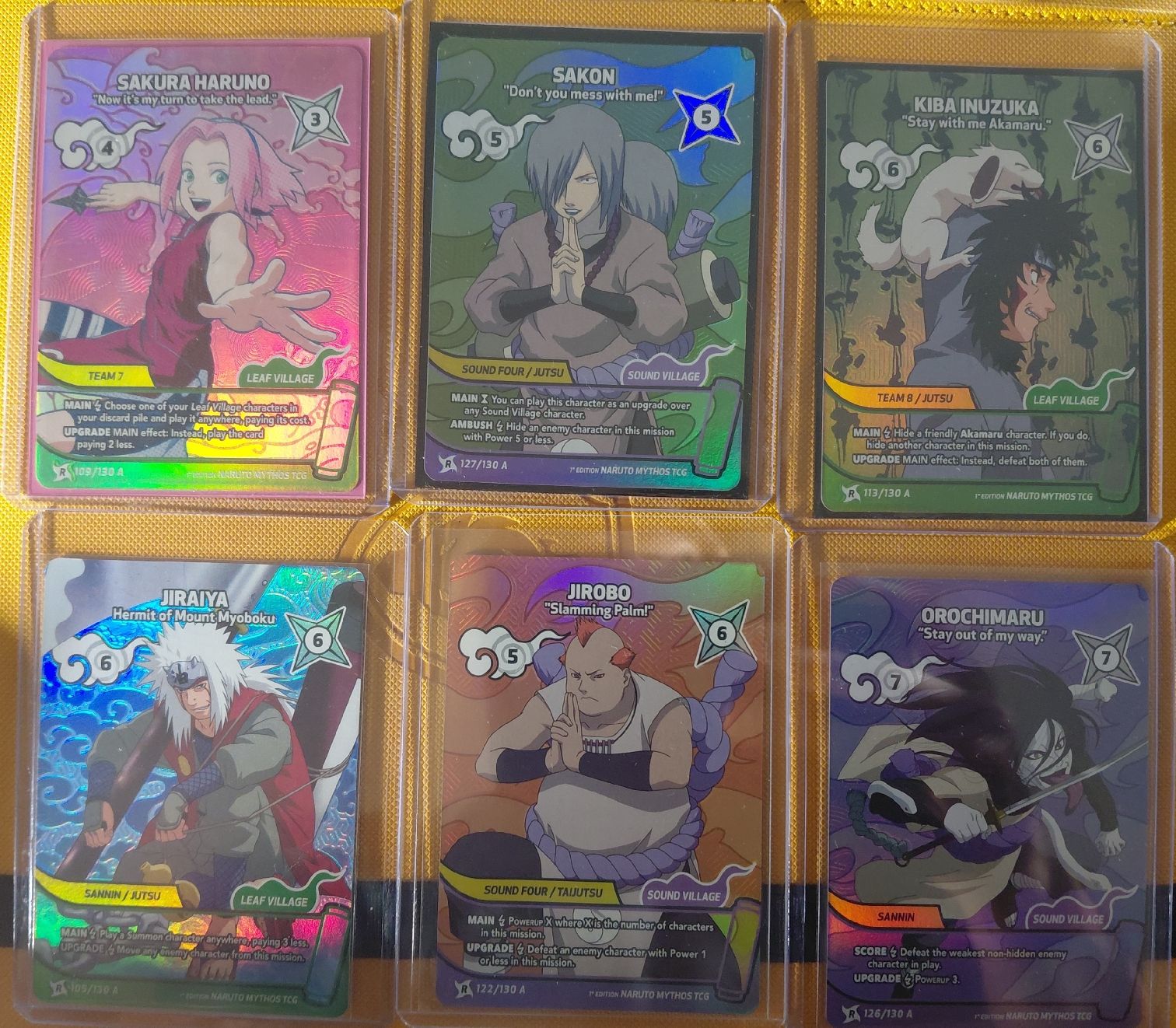 Carte collezionabili: Naruto Mythos TCG 6 Cards alternative – Nuovo (secondo la descrizione) da KLOTEN venduto da RAULMACHOTE