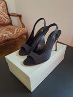 Absatzschuhe, neu und ungetragen, Gr. 39, Leder/Textil