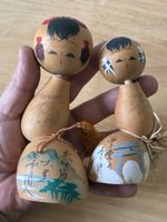 Japon kokeshi puppet couple mom et fille