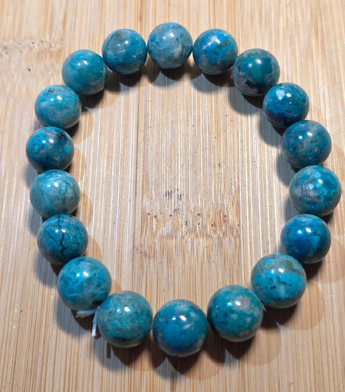 Mineralien & Heilsteine: Phönix Türkis Armband B 11.8mm – Neu und originalverpackt aus Matzingen von Shay_Crystalz