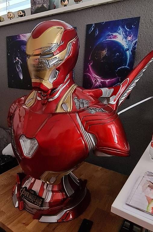 Marvel Figuren: Queen Studios Iron Man MK 50 BD (1:1) – Gebraucht aus Muttenz von SpionRex 2