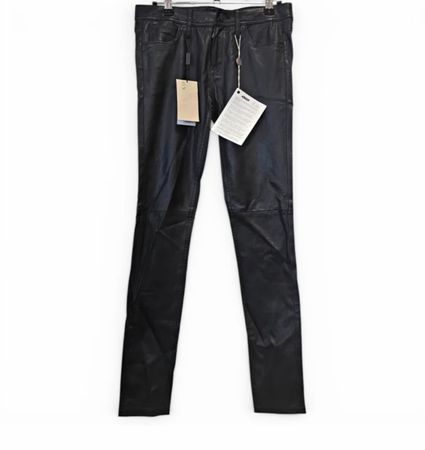 Lederhosen Burberry Brit schwarz  UK 4 (Gr. 32) neu