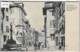 Solothurn - Hauptgasse mit Gerechtigkeintsbrunnen - animee