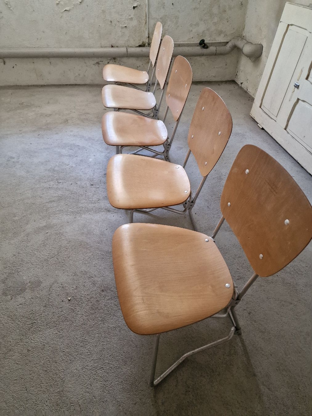 Stühle: Armin Wirth Aluflex-Stühle – Gebraucht aus Interlaken von Veny