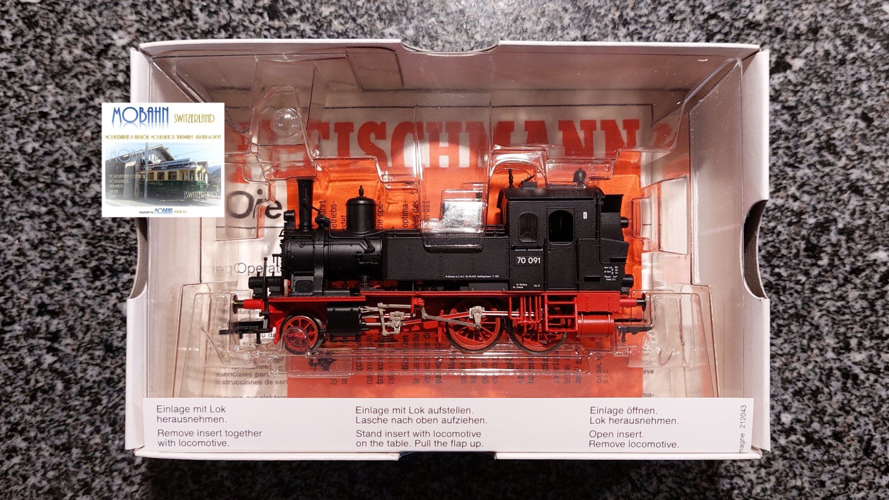 Fleischmann Modelleisenbahnen: Fleischmann 4070 - Tenderlok BR 70.0 der DB mit DSS – Neu (gemäss Beschreibung) aus Rotkreuz von MOBAHN-1zu87