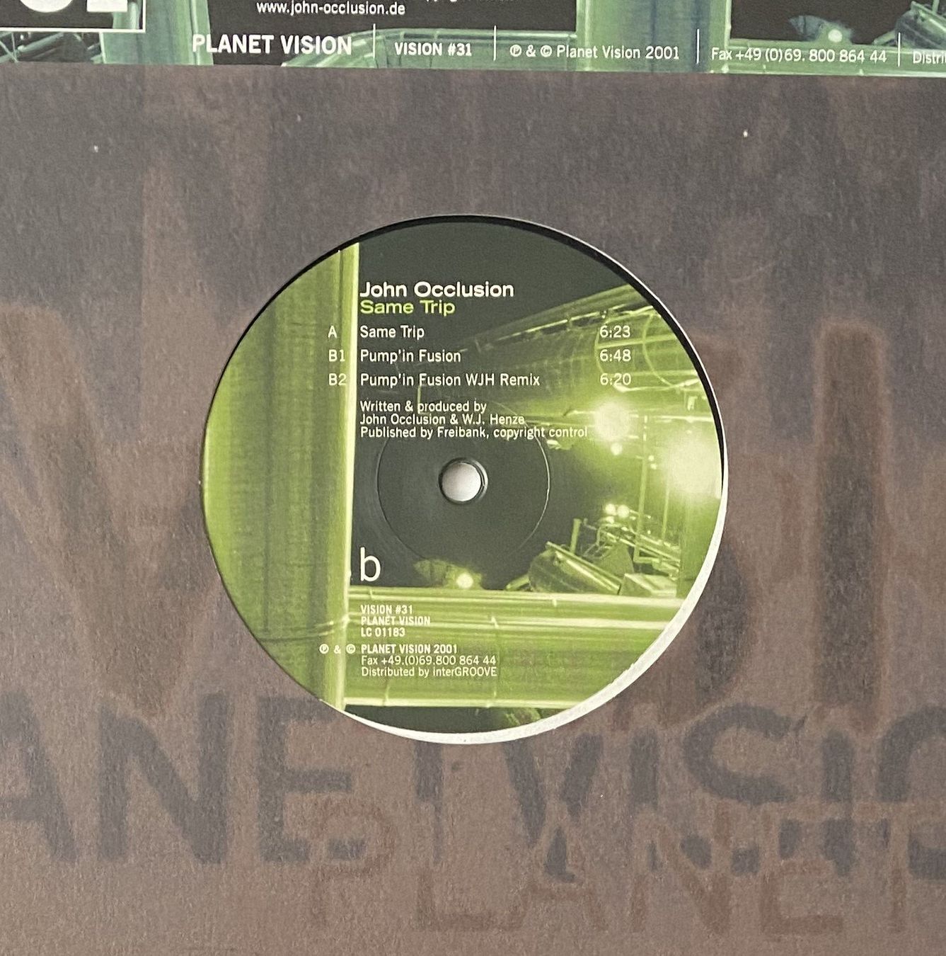 Dischi in vinile: John Occlusion, Same Trip (Trance, Techno) – Usato da Flums venduto da Empe1 2