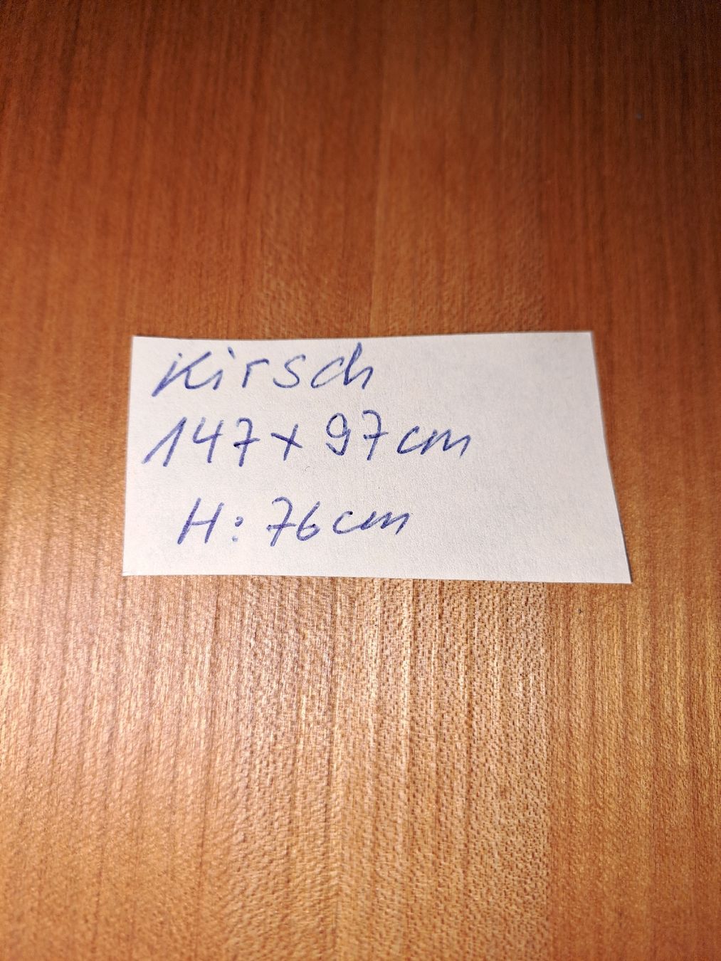 Tavoli: Tisch mit Gussfüssen Kirschbaum 147x97cm – Nuovo (secondo la descrizione) da Gebenstorf venduto da suroh 6